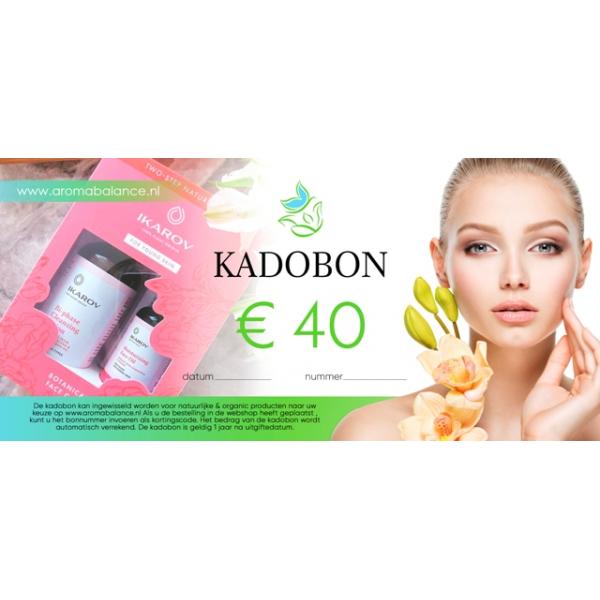 Kadobon natuurlijke cosmetica